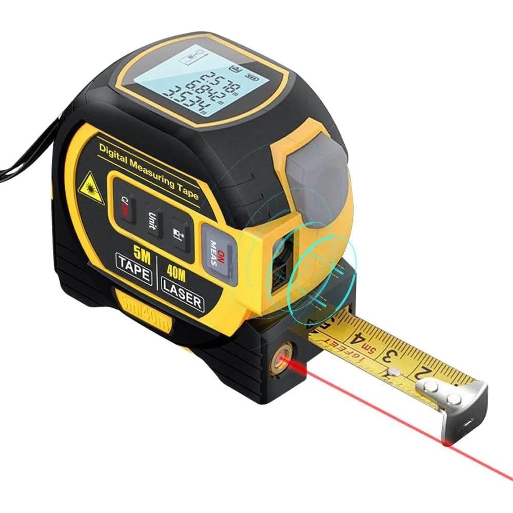 3 In 1 Laser Tape Measure Rangefinder 5M