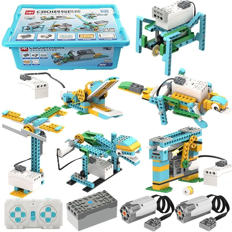 606PCS CB01 Science And Education Programming  Building Blocks Compatible with LEGO