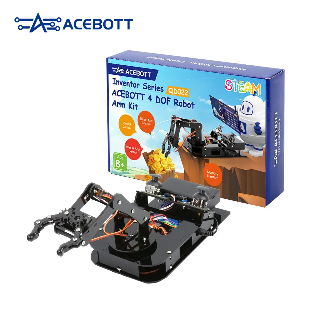 ACEBOTT ESP32 4-DOF Robot Arm Kit QD0022