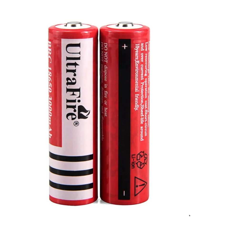 High Quality Full Amps UltraFire 3.7V 1300MAH 18650 Rechargeable Lithium Battery
