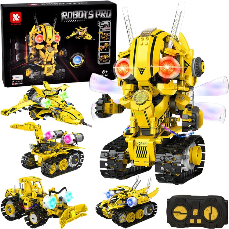 K96154 Robot Building Set  Blocks Kit APP+Remote  Control Programmable STEM Building Toy