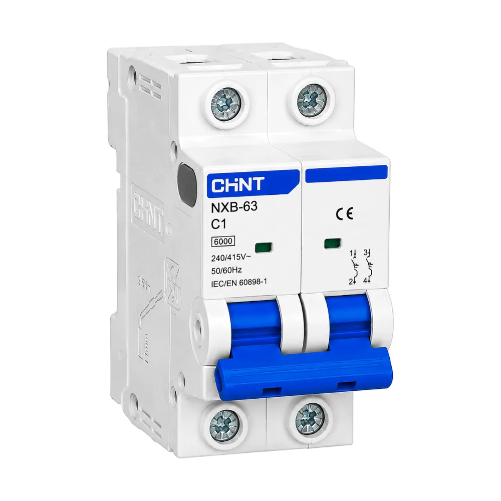 Miniature Circuit Breaker (MCB) 1A 2P 6KA CHINT.webp