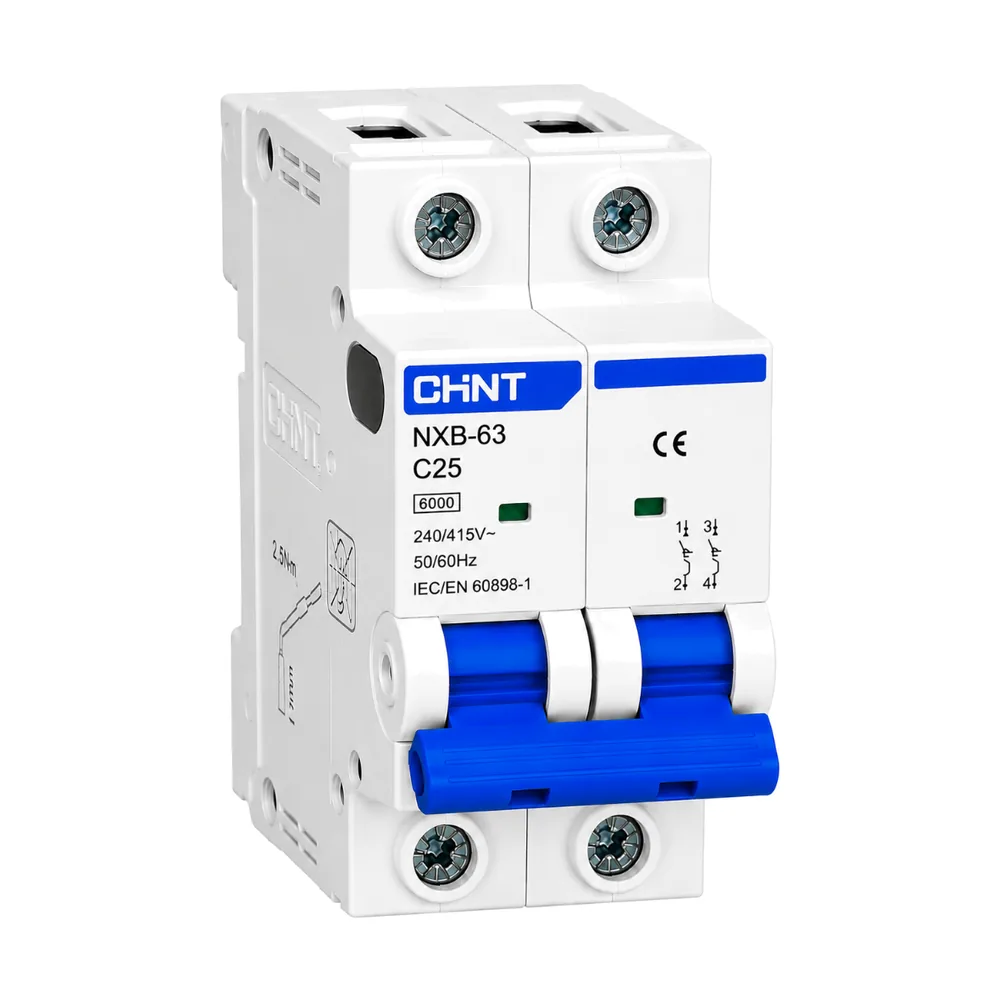 Miniature Circuit Breaker (MCB) 25A 2P 6KA CHINT.webp