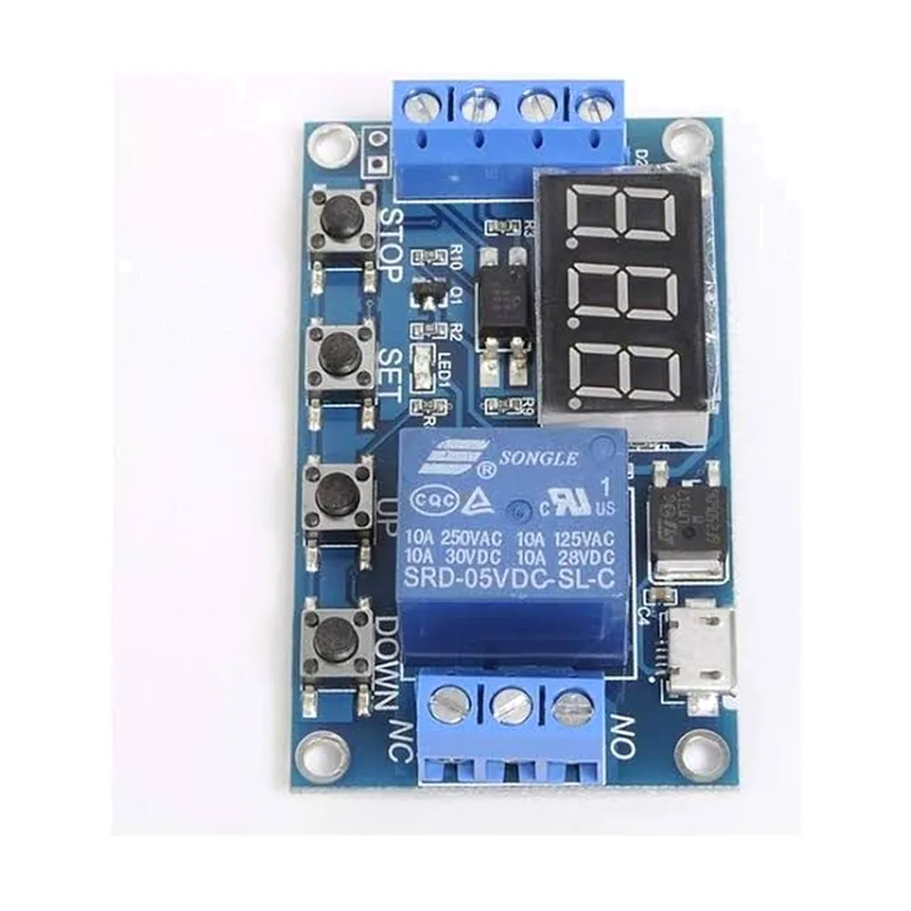 1 Channel Delay Power-off Relay Module with Cycle Timing Circuit Switch