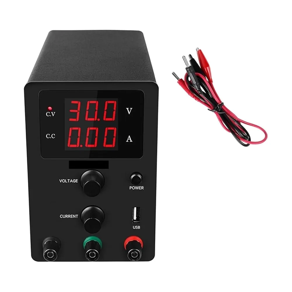 Black SPS605 60V5A Vertical Digital Tube DC Adjustable Regulator Power Supply
