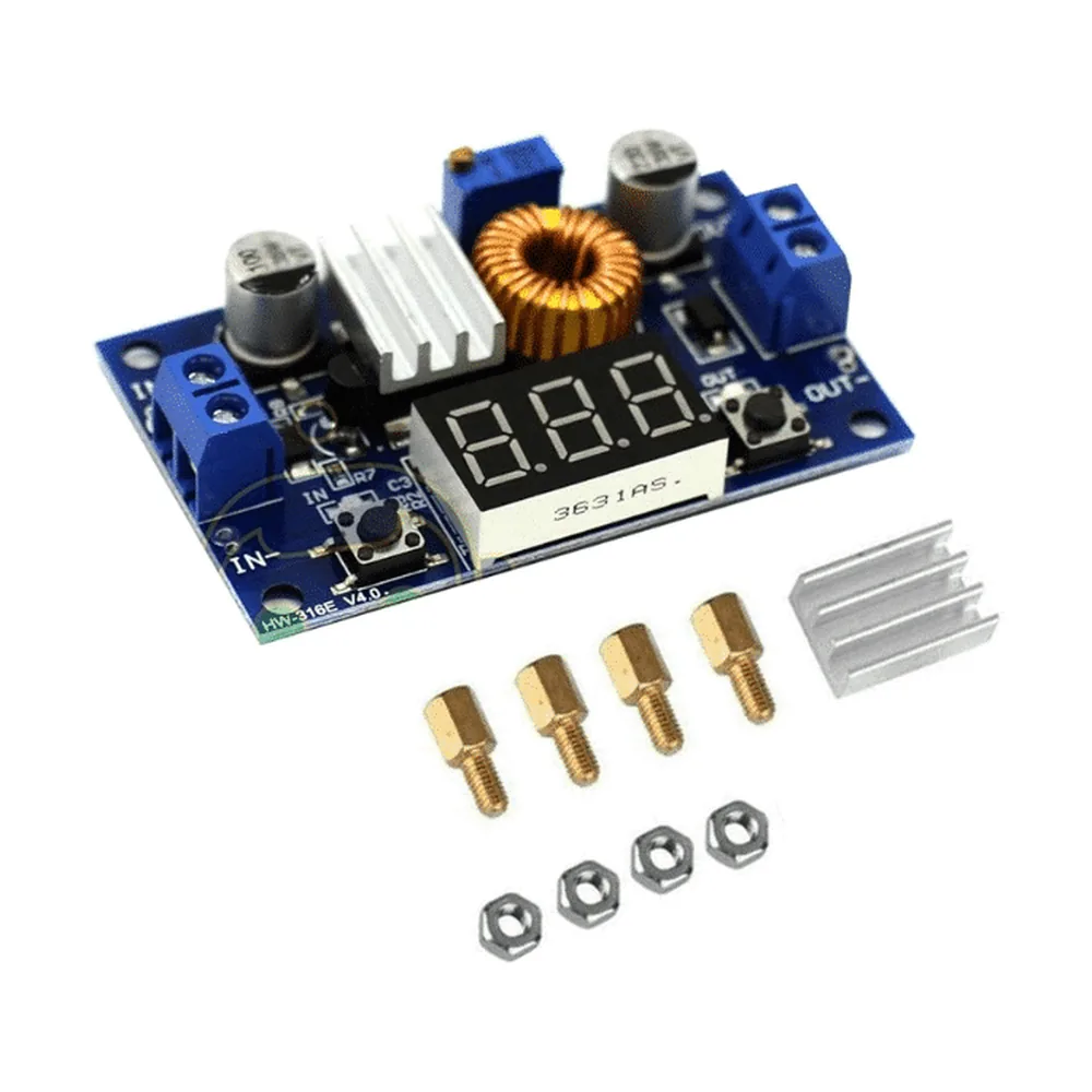 DC-DC XL4015 Adjustable Step-down Module 5A 75W with 4 Bits Digital Display Voltmeter.webp