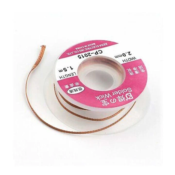 Soldering Desoldering Wire Solder Wick Width 2.0mm Length 1.5m