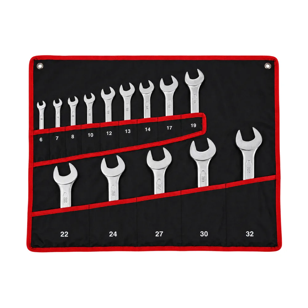 Spanner Set 6mm to 19mm 14Pcs (6, 7, 8, 10, 12, 13, 14, 17, 19 , 22, 24, 27, 30, 32).webp