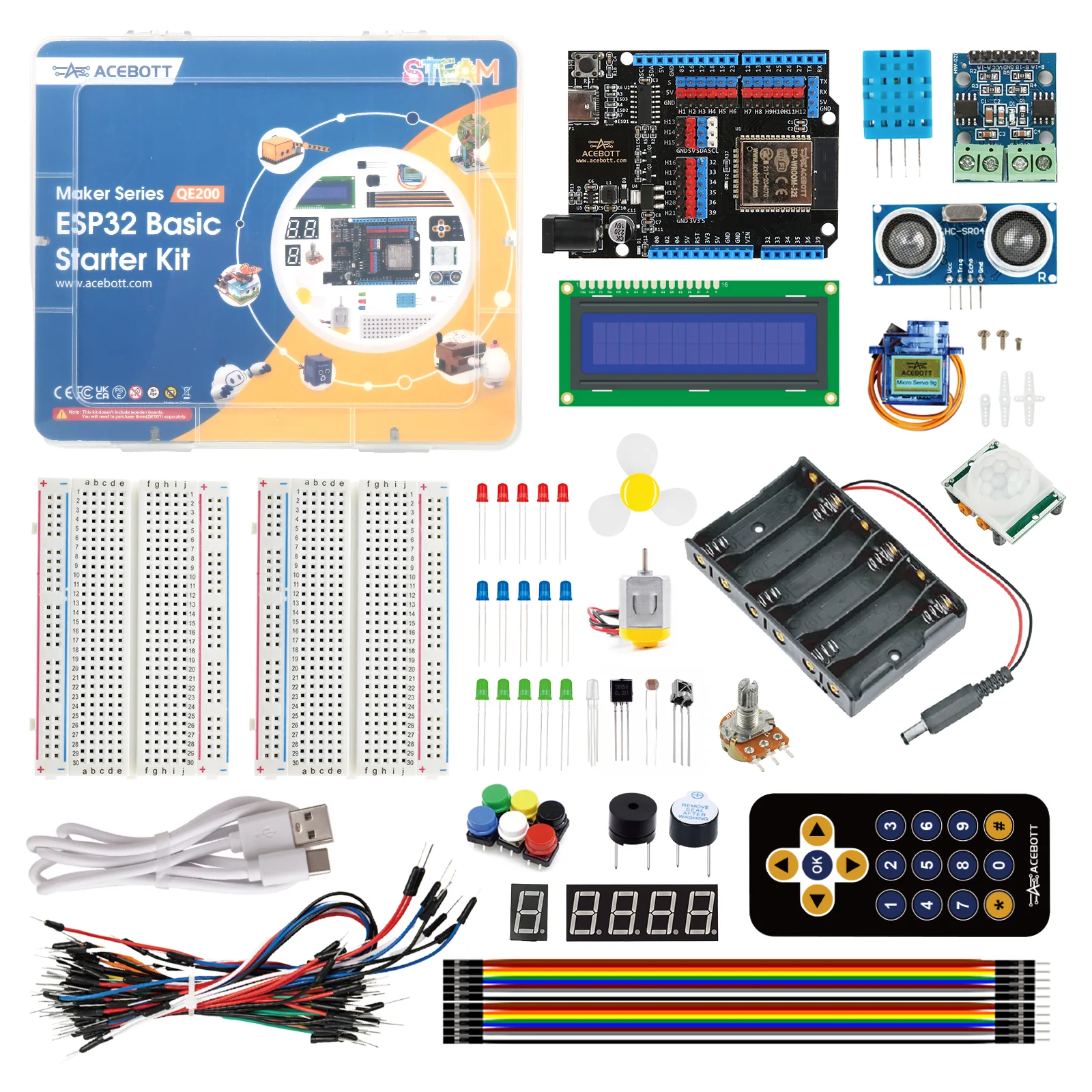 ACEBOTT ESP32 Basic Starter Kit QE200.webp