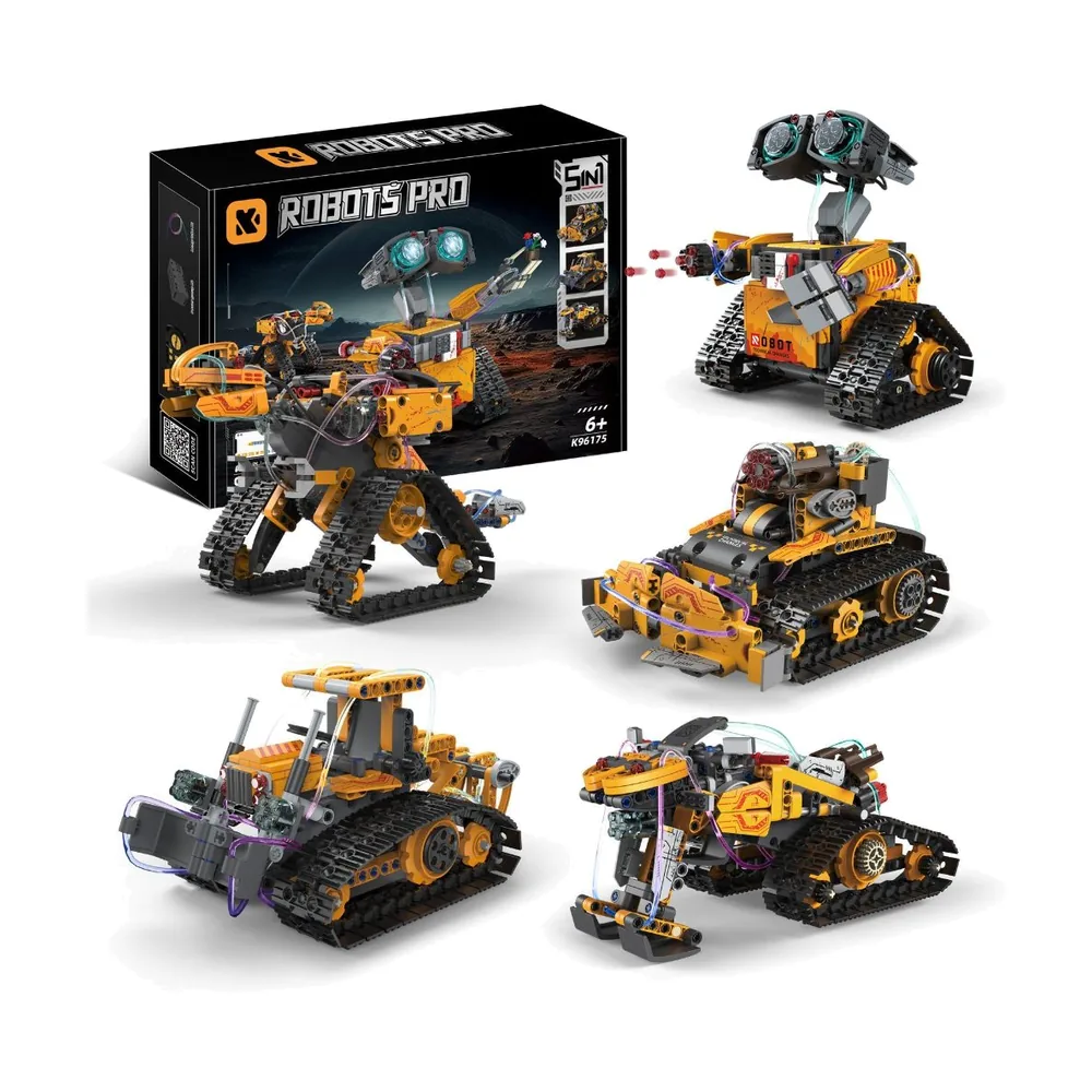 K96175 Robot Building Set Blocks Kit APP + Remote Control Programmable STEM Building Toy