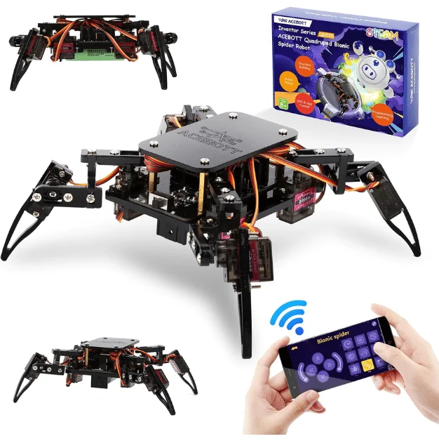 Electric Spider Robot Kit DIY Educational Arduino