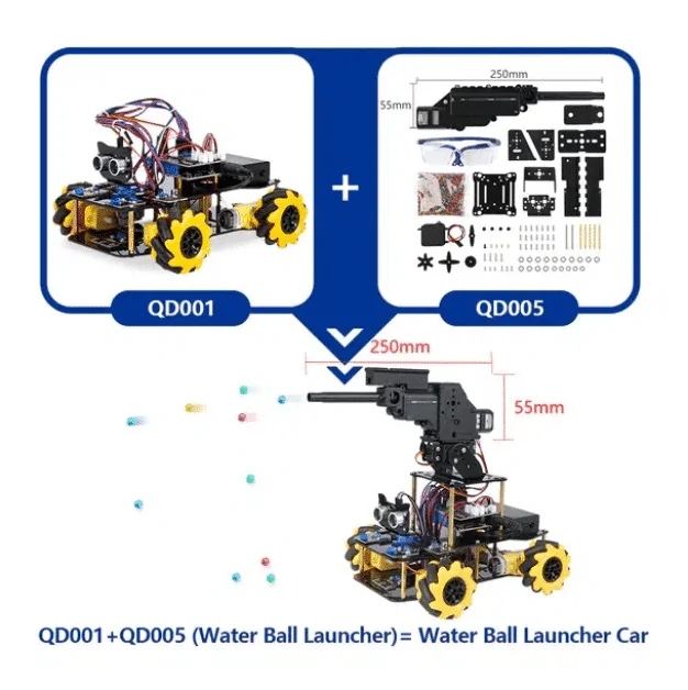 ACEBOTT ESP32 Water Ball Launcher  Expansion Pack QD005