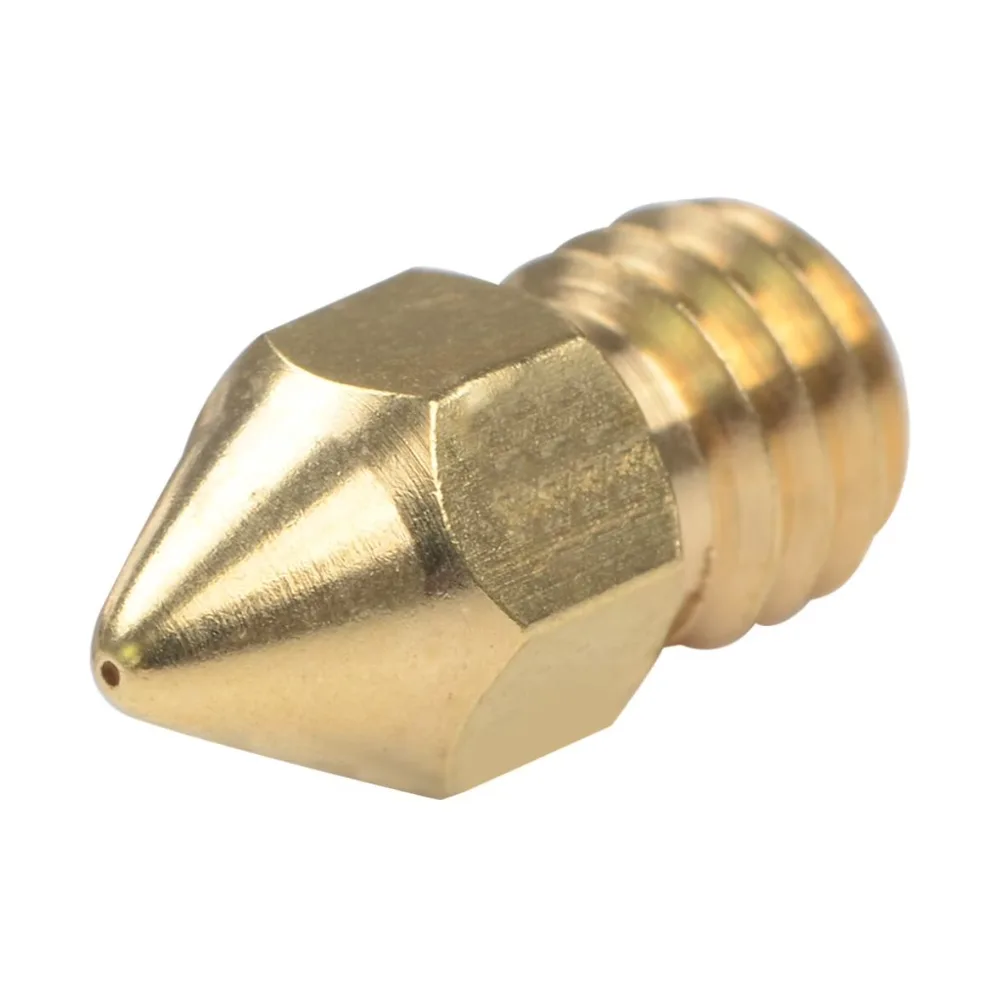 M6 Large Caliber Copper Nozzle 1.75+1.0mm