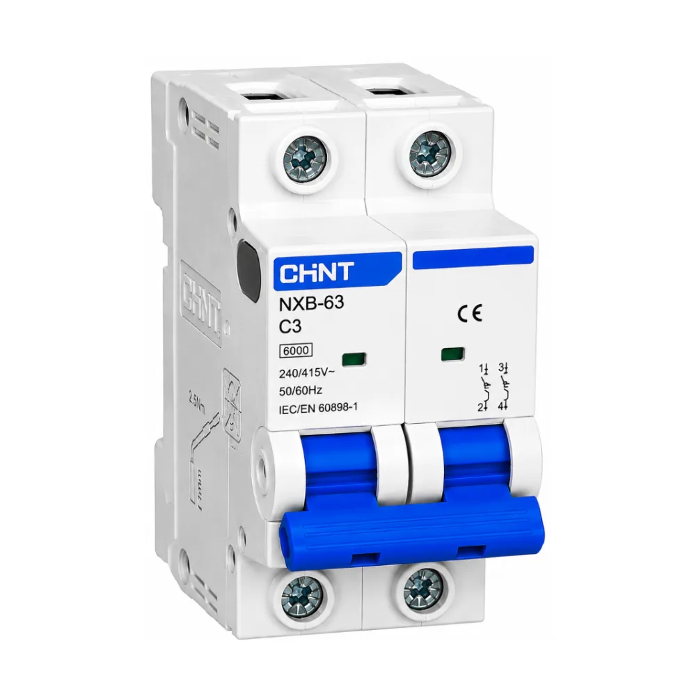 Miniature Circuit Breaker (MCB) 3A 2P 6KA CHINT
