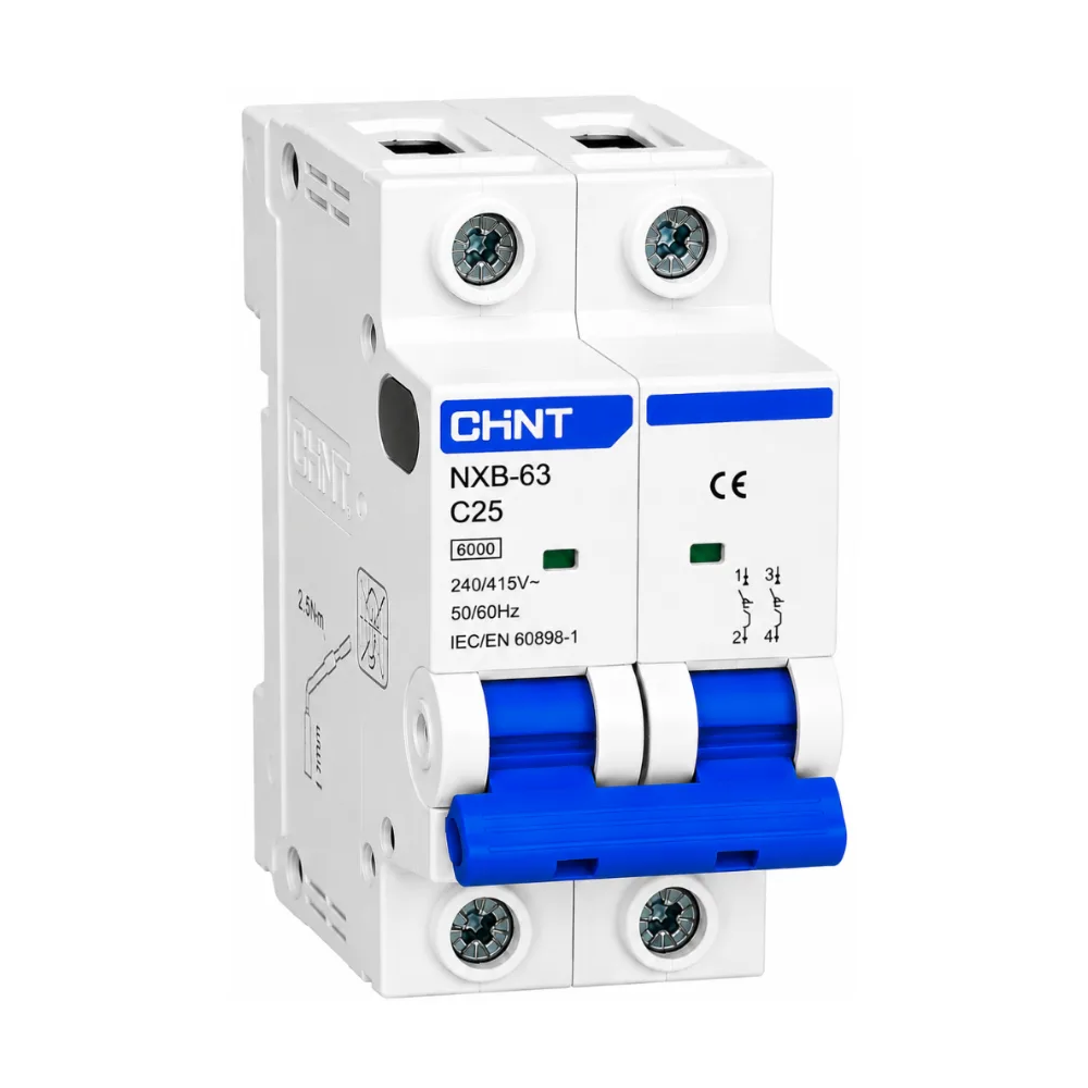 Miniature Circuit Breaker (MCB) 25A 2P 6KA CHINT