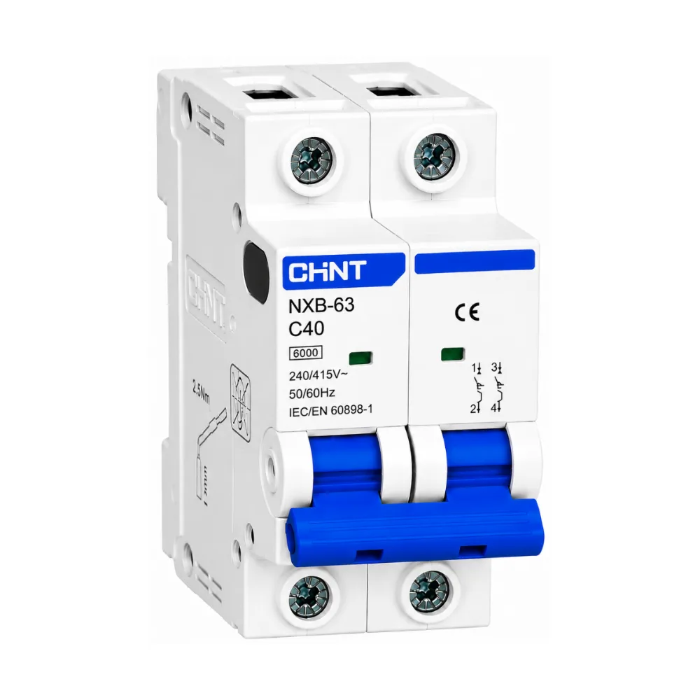 Miniature Circuit Breaker (MCB) 40A 2P 6KA CHINT