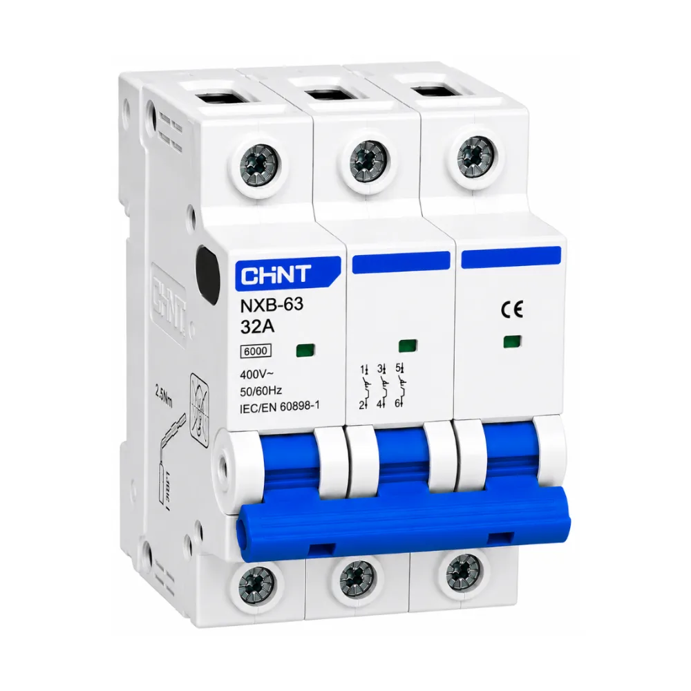 Miniature Circuit Breaker (MCB) 32A 3P 6KA CHINT