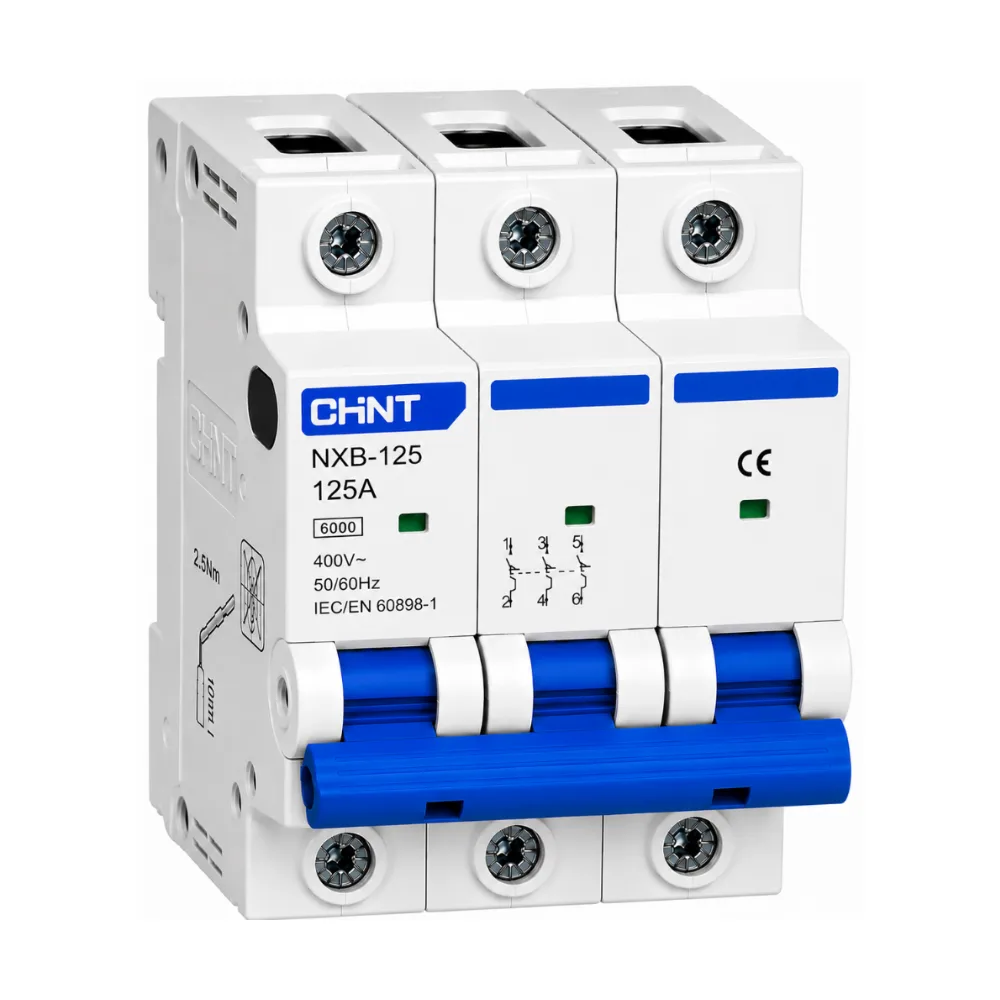 Miniature Circuit Breaker (MCB) 125A 3P 6KA CHINT