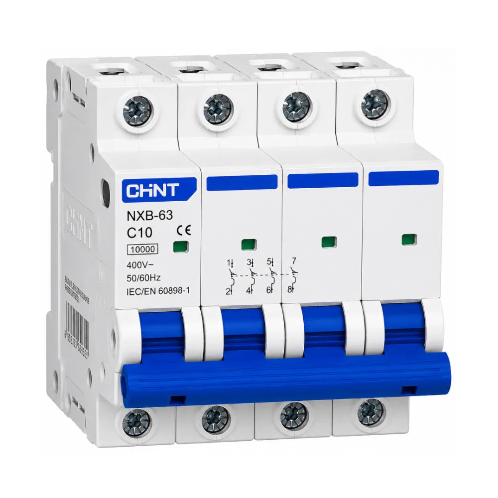 Miniature Circuit Breaker (MCB) 10A 4P 10KA CHINT
