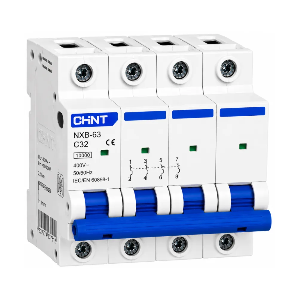 Miniature Circuit Breaker (MCB) 32A 4P 10KA CHINT