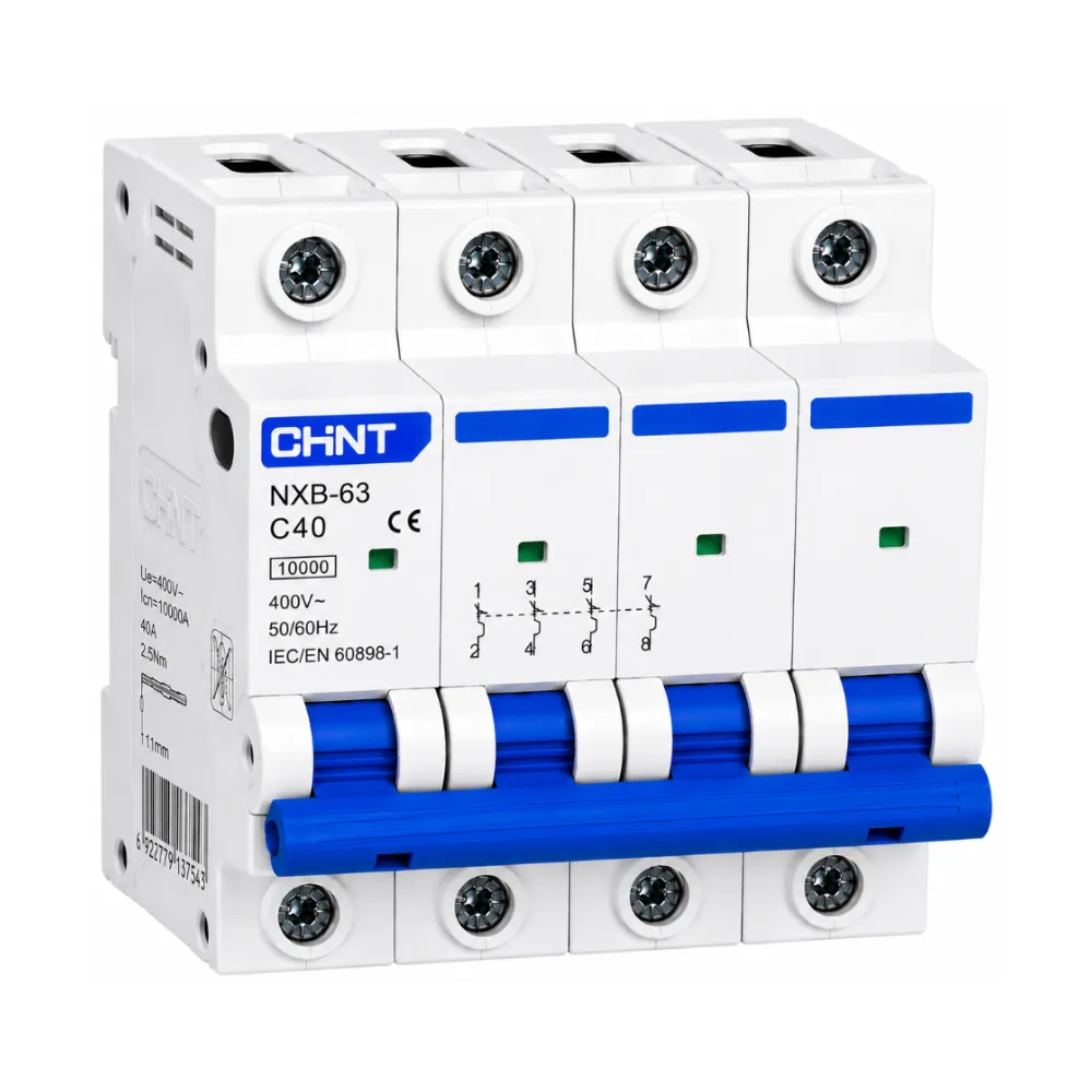 Miniature Circuit Breaker (MCB) 40A 4P 10KA CHINT
