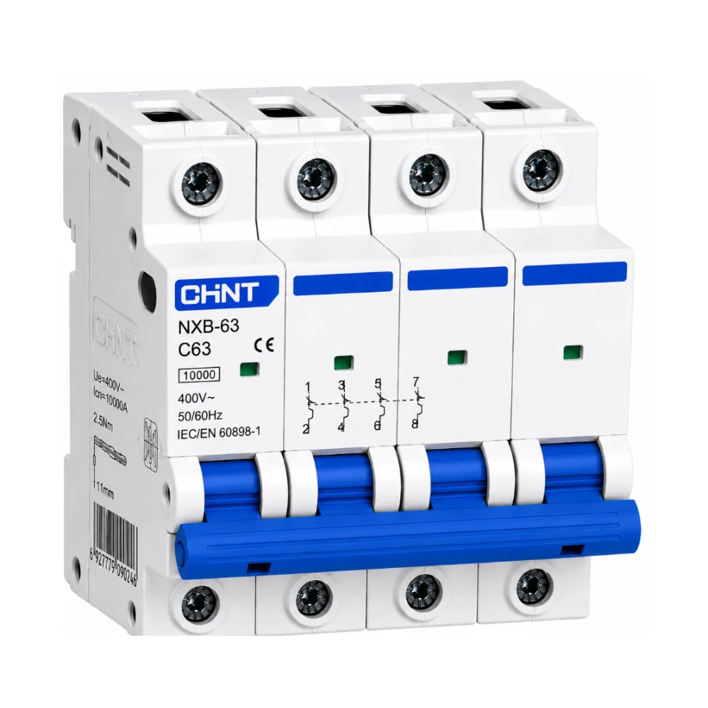 Miniature Circuit Breaker (MCB) 63A 4P 10KA CHINT