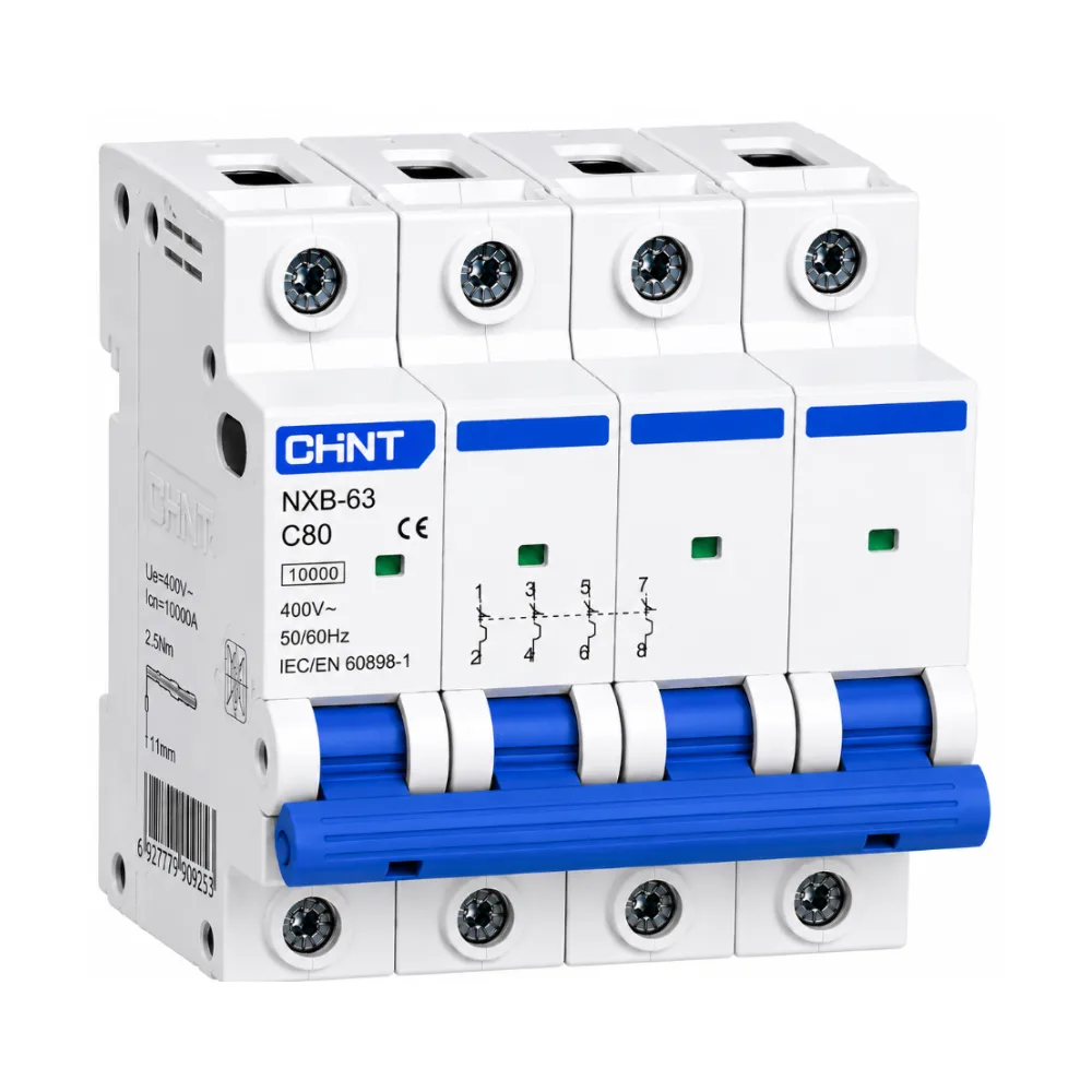 Miniature Circuit Breaker (MCB) 80A 4P 10KA CHINT