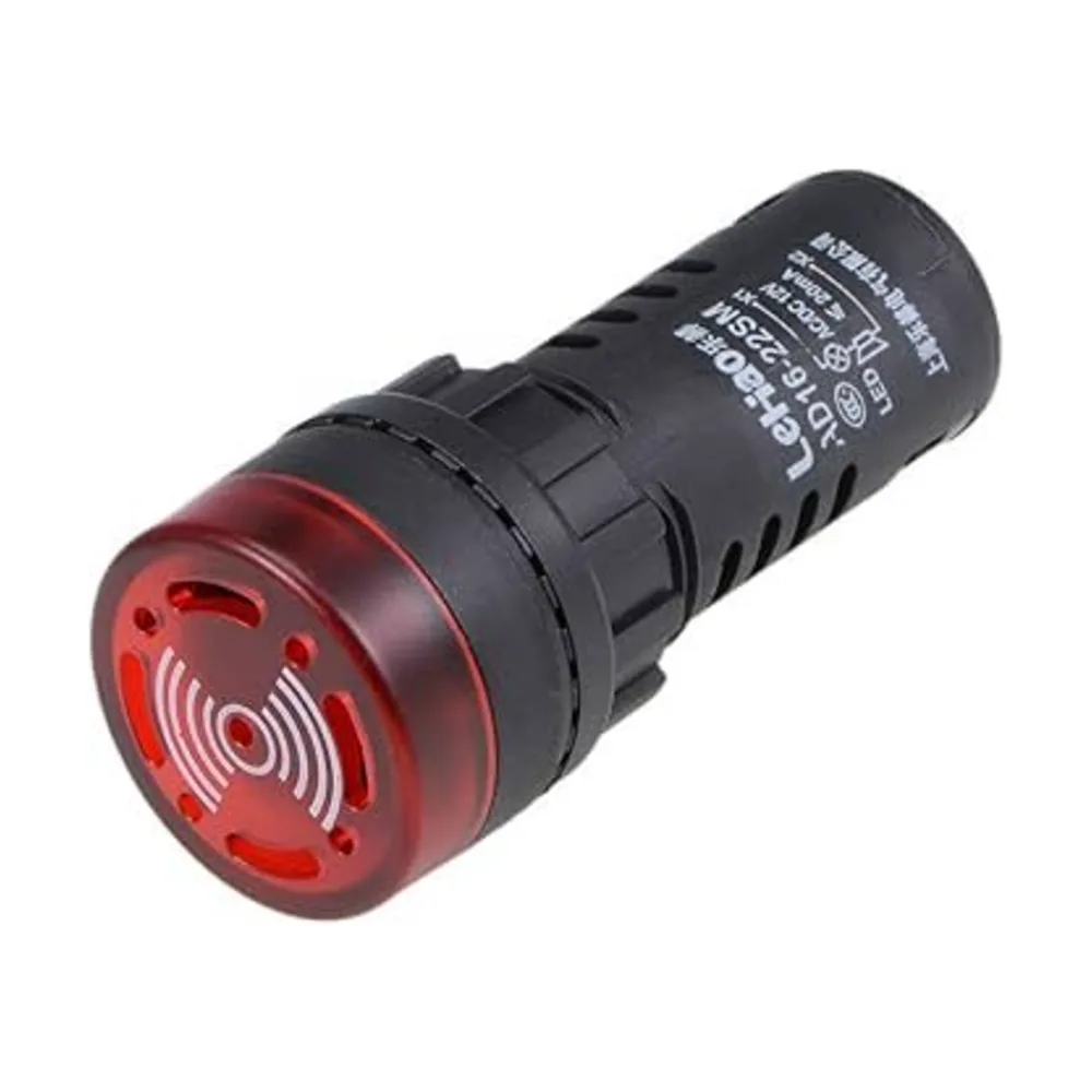 LED Indicator - Red - Buzzer & Timer 20S 220V-22m