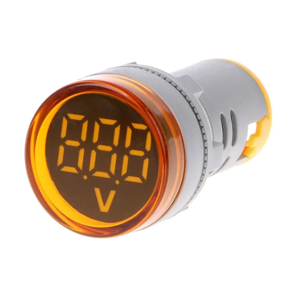 Indicator Type Digital Meter Yellow Voltage 220V-22m