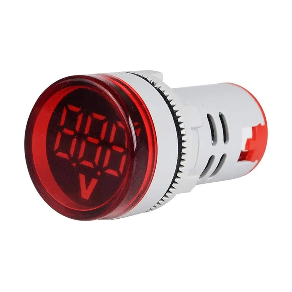 Indicator Type Digital Meter Red Voltage 220V-22m