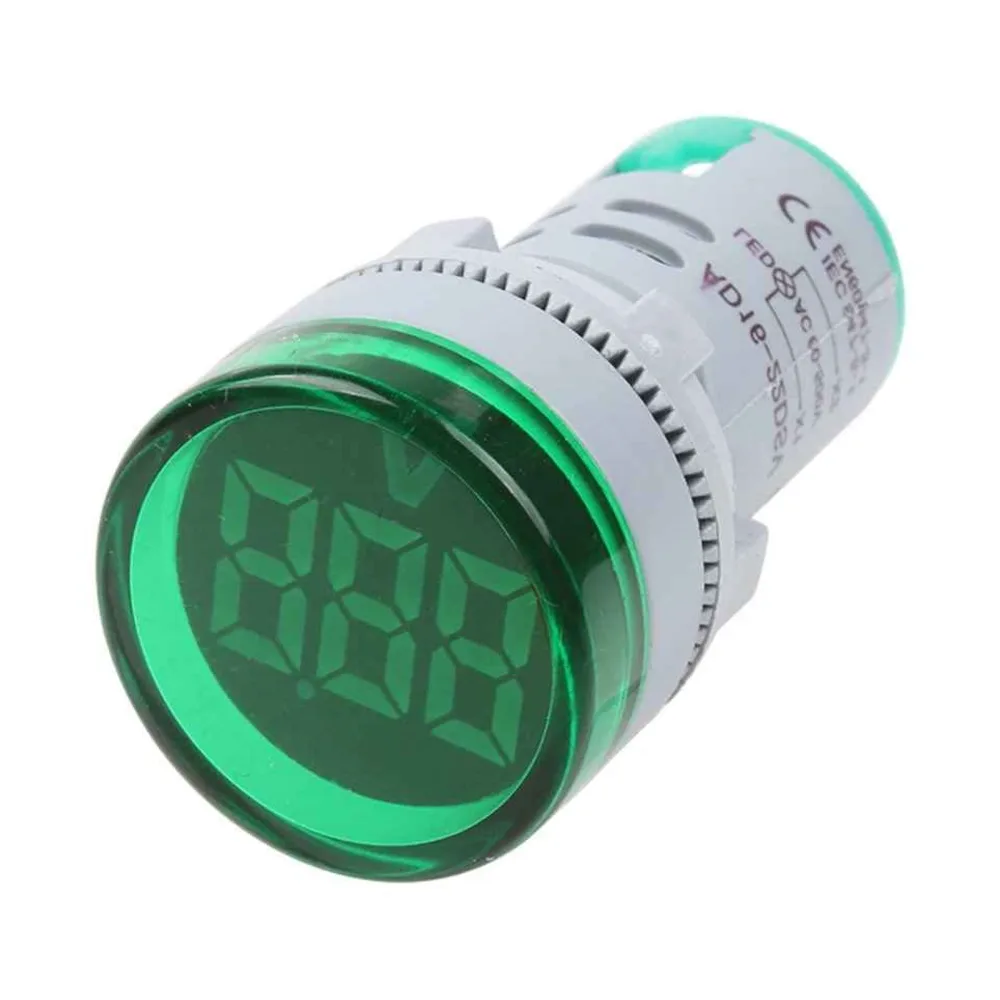 Indicator Type Digital Meter Green Voltage 220V-22m
