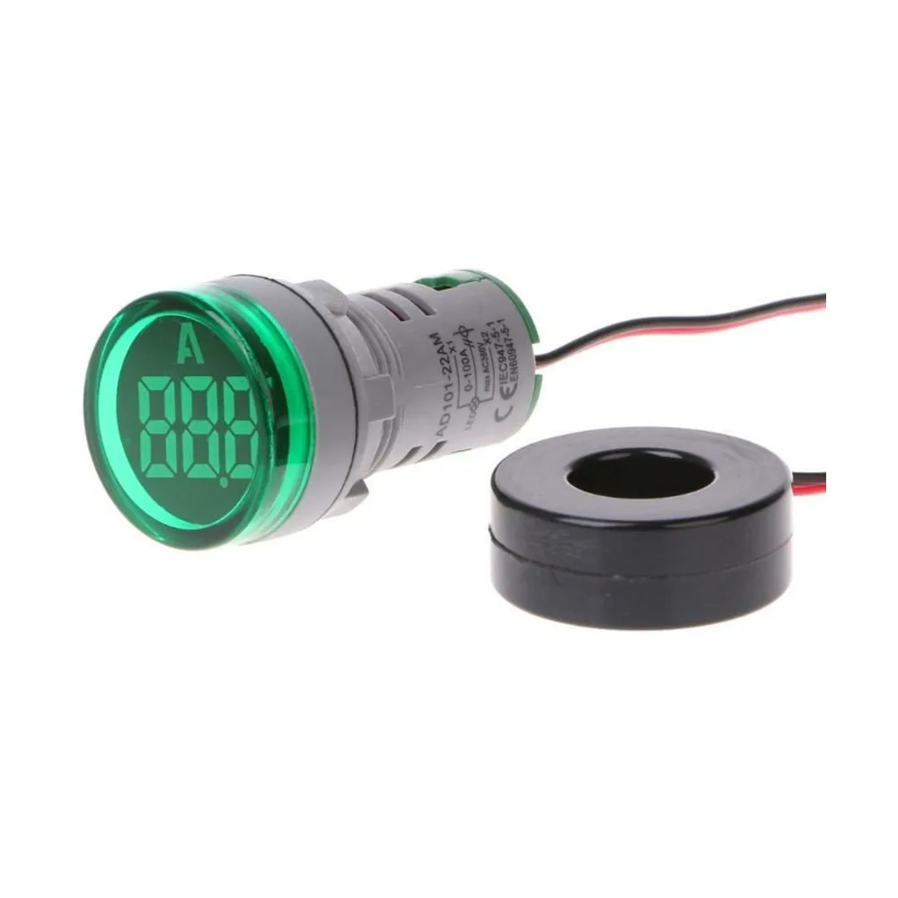 Indicator Type Digital Meter Green Amp 220V-22m