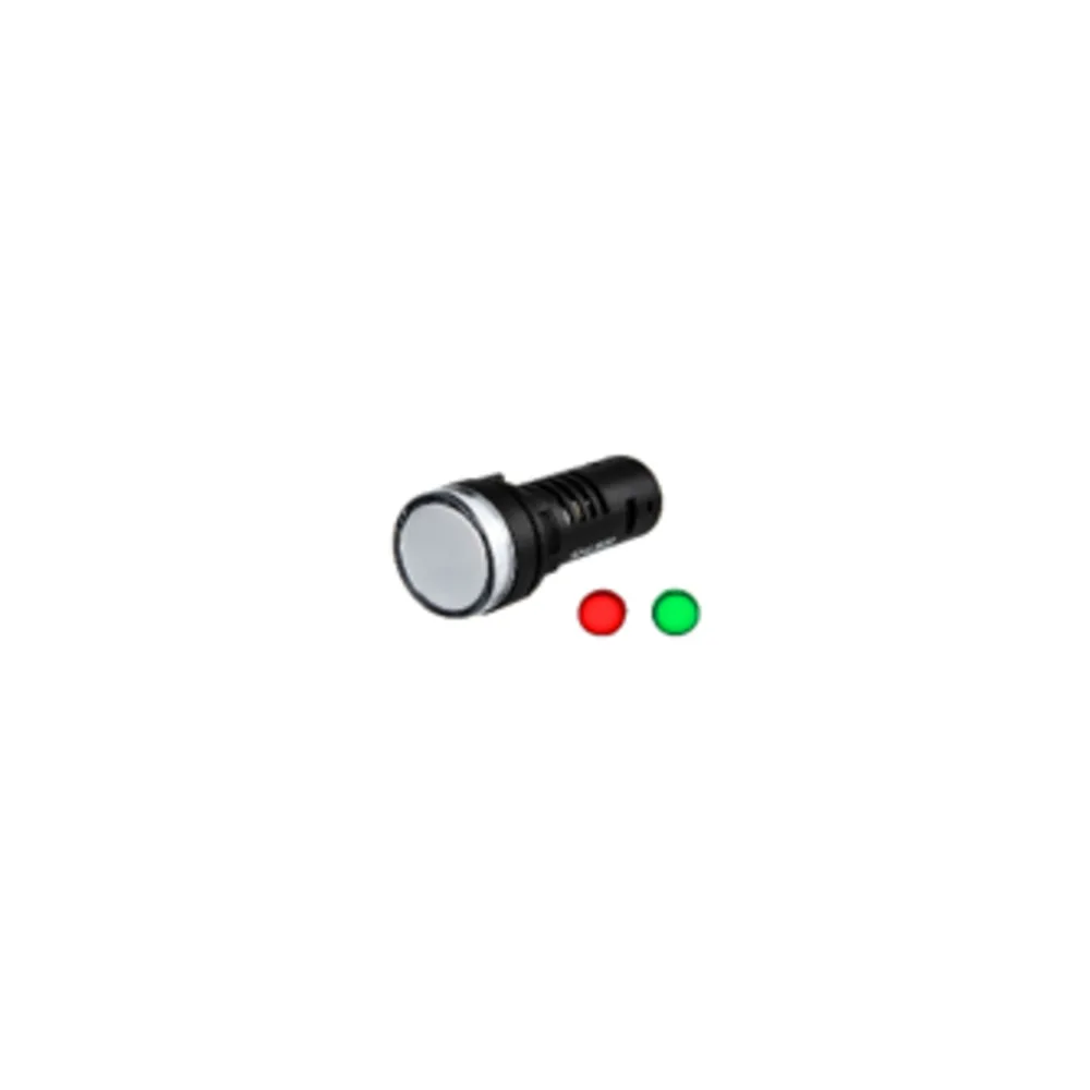 Red+Green LED Dual-Color Signal Indicator Light AC220V