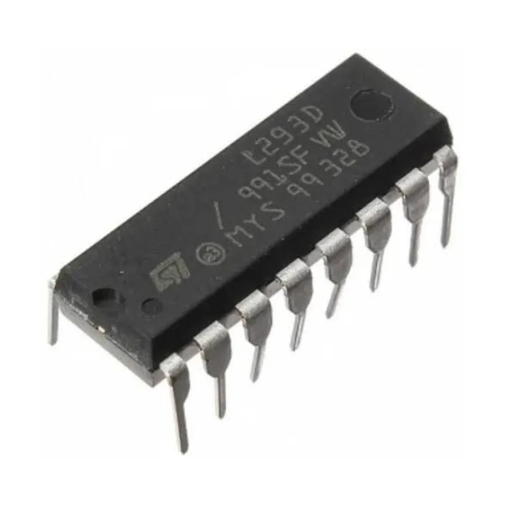 L293D Dual H-Bridge Motor Driver with Protection Diodes