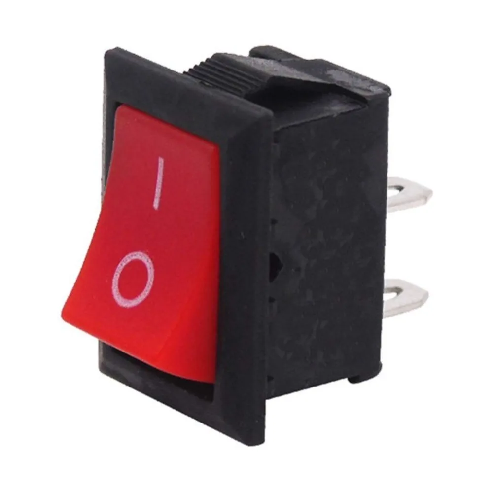 Switch Push Button 2-Pin SPST 6.5mm ON Red