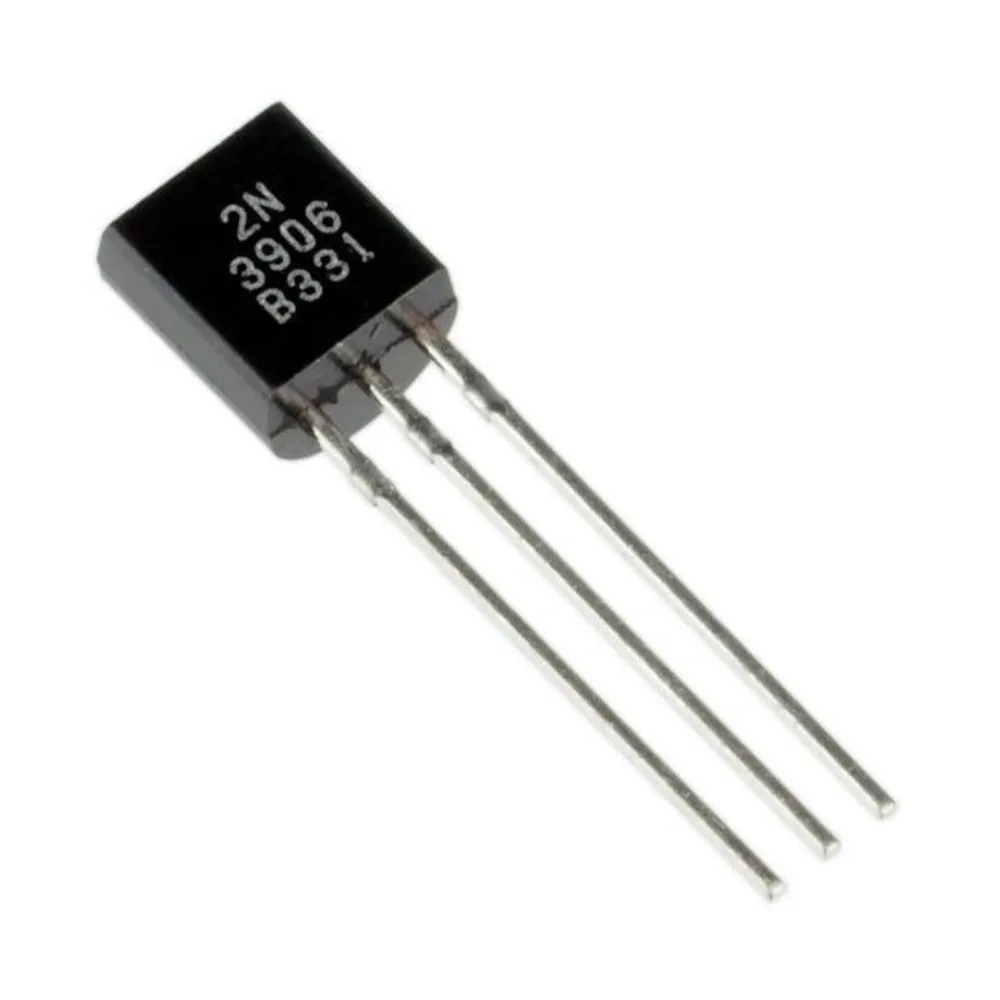 2N3906 PNP Bipolar Junction Transistor Used For Low-Power Amplification And Switching