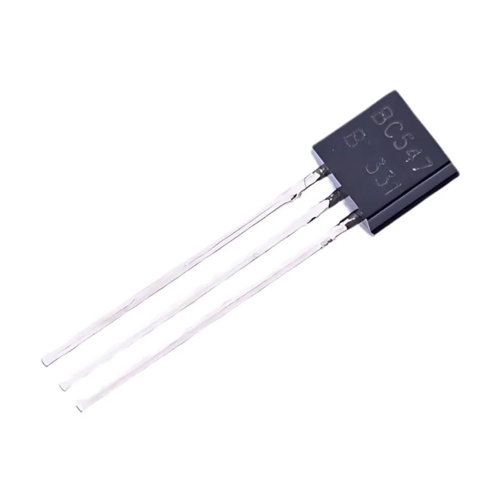 BC547 General-Purpose, NPN Bipolar Junction Transistor (BJT) Packed In A TO-92 Casing, Featuring A Maximum Collector Current Of 100 mA