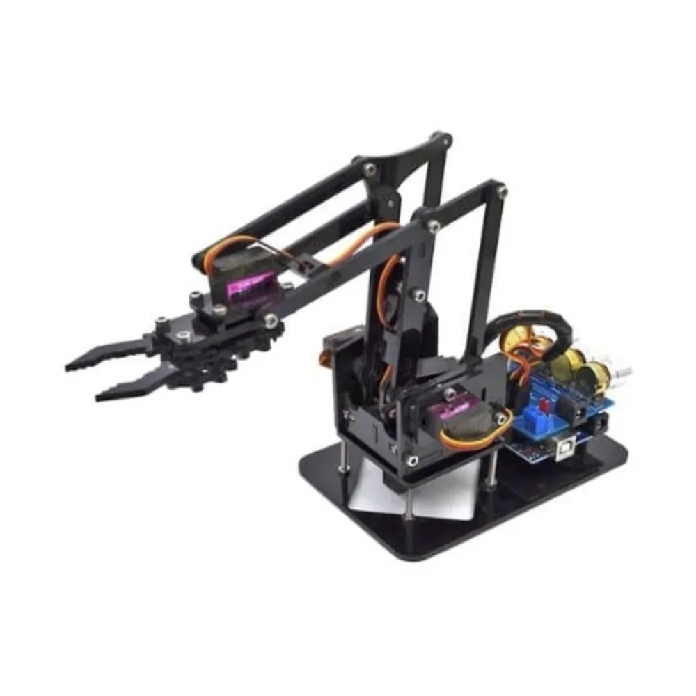 Acrylic Mechanical Arm Robotic Manipulator Claw For Arduino for Kids